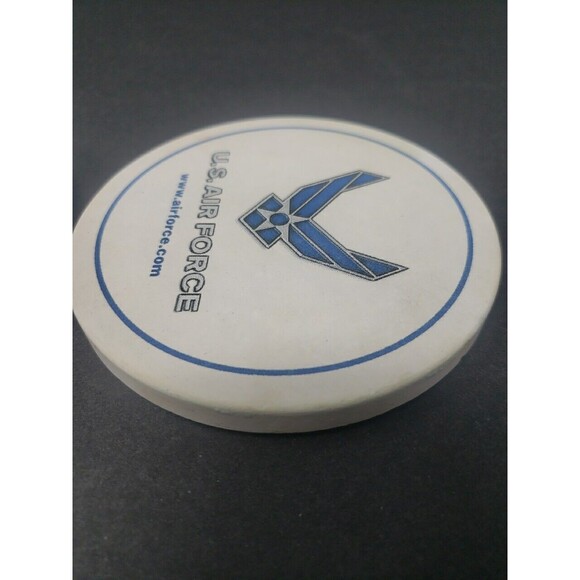 Coasters U.S. Air Force Logo Hot Cold Drinks Blue White Set of Two Foam Back - Picture 13 of 16